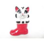 Lorna Bailey cat in boots Height 13 cm