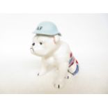 Lorna Bailey RAF Union jack bulldog Height 19 cm