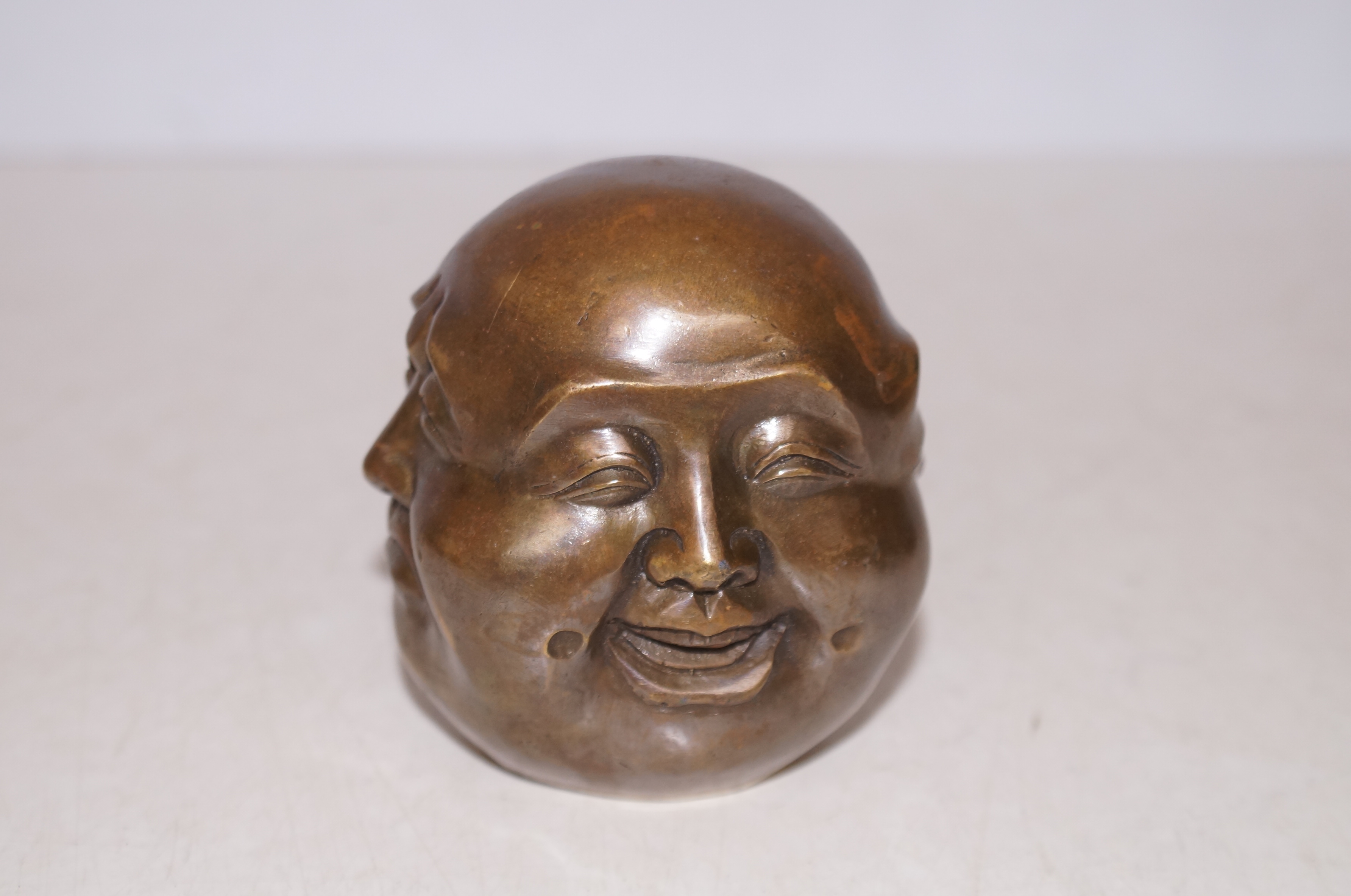 Brass four faced buddha