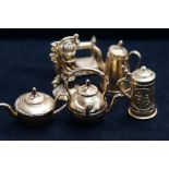 Dolls house miniature brass ornaments