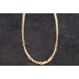 9ct Gold chain Weight 4.4g