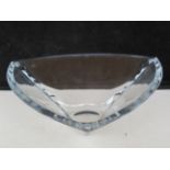 Thomas Webb heavy crystal fruit bowl with box Diam