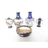 Collection of miniature vases Tallest 9 cm