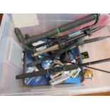 Collection of fishing tackle
