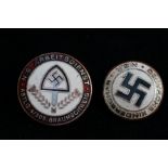 2 German badges