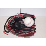 B O Jackson signature series baseball mitt & baseb