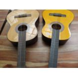 2 Acoustic guitars, 1 Oncor & 1 Spanish