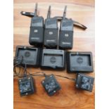 3 Good quality Motorola walkie talkies