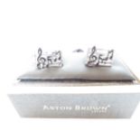 Aston Brown music cufflinks