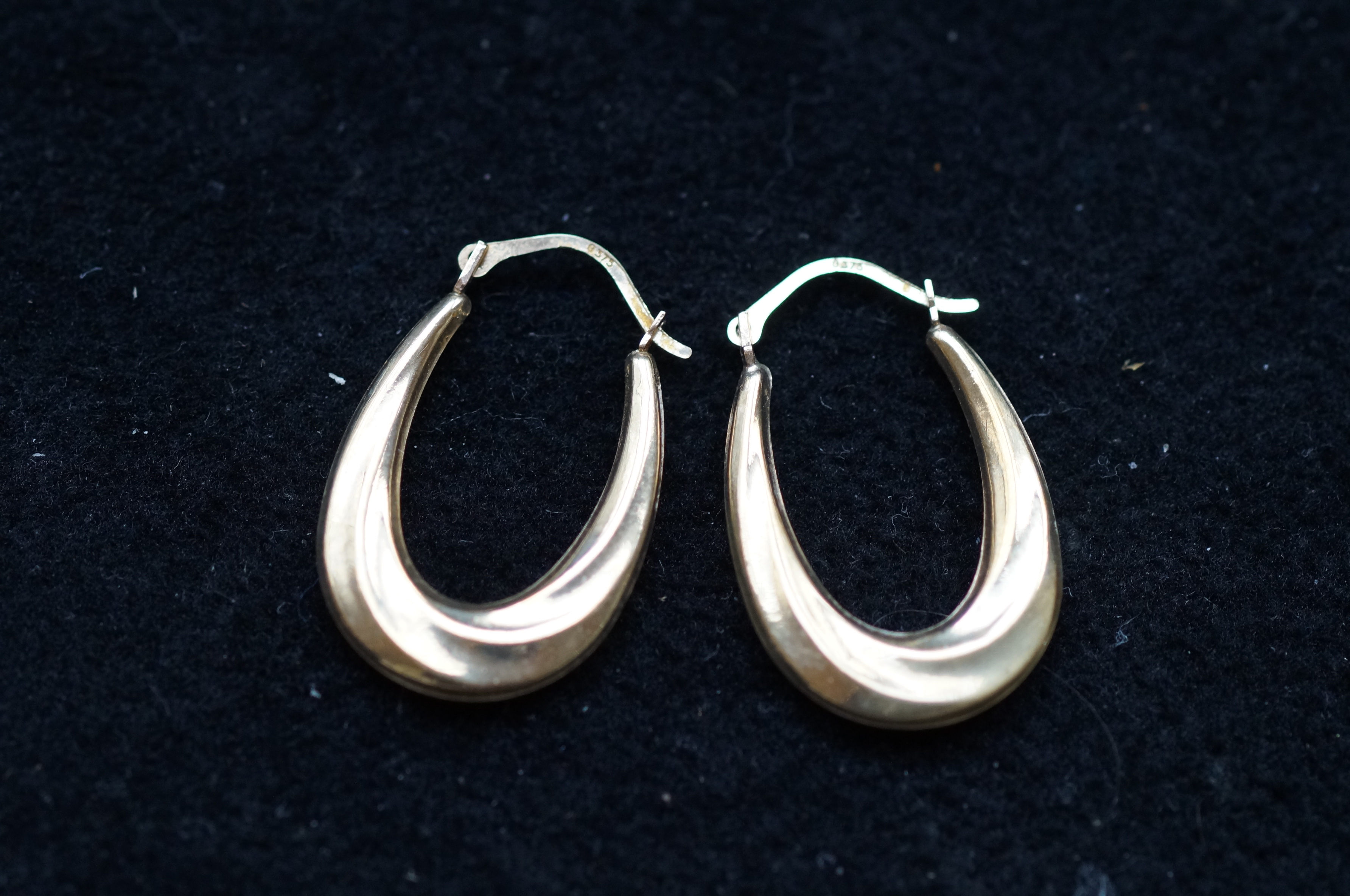 9ct gold "Gypsy" earrings