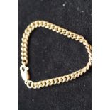 9ct Gold bracelet Weight 13.7g