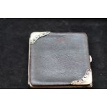 Silver edged leather cardcase