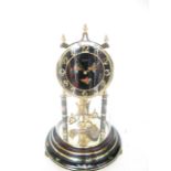 Kundo anniversary clock with glass dome & key