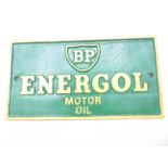 Cast iron BP sign