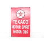 Cast iron Texaco sign