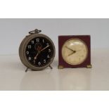 Goliath repeater wind up alarm clock together with