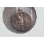 2 Roman bronze coins