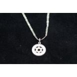 Silver chain & pendant