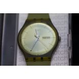 Swatch watch boxed