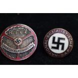 2 German badges