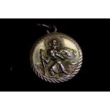 9ct Gold pendant St Christopher