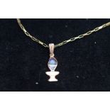 9ct Gold chain & pendant