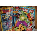 3 Marvel Iron man comics from the 1970's