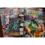 4 Marvel The Defenders comics from the 1970's