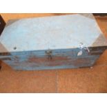 Painted early toolbox