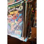 Large collection of marvel spider man comics & mag