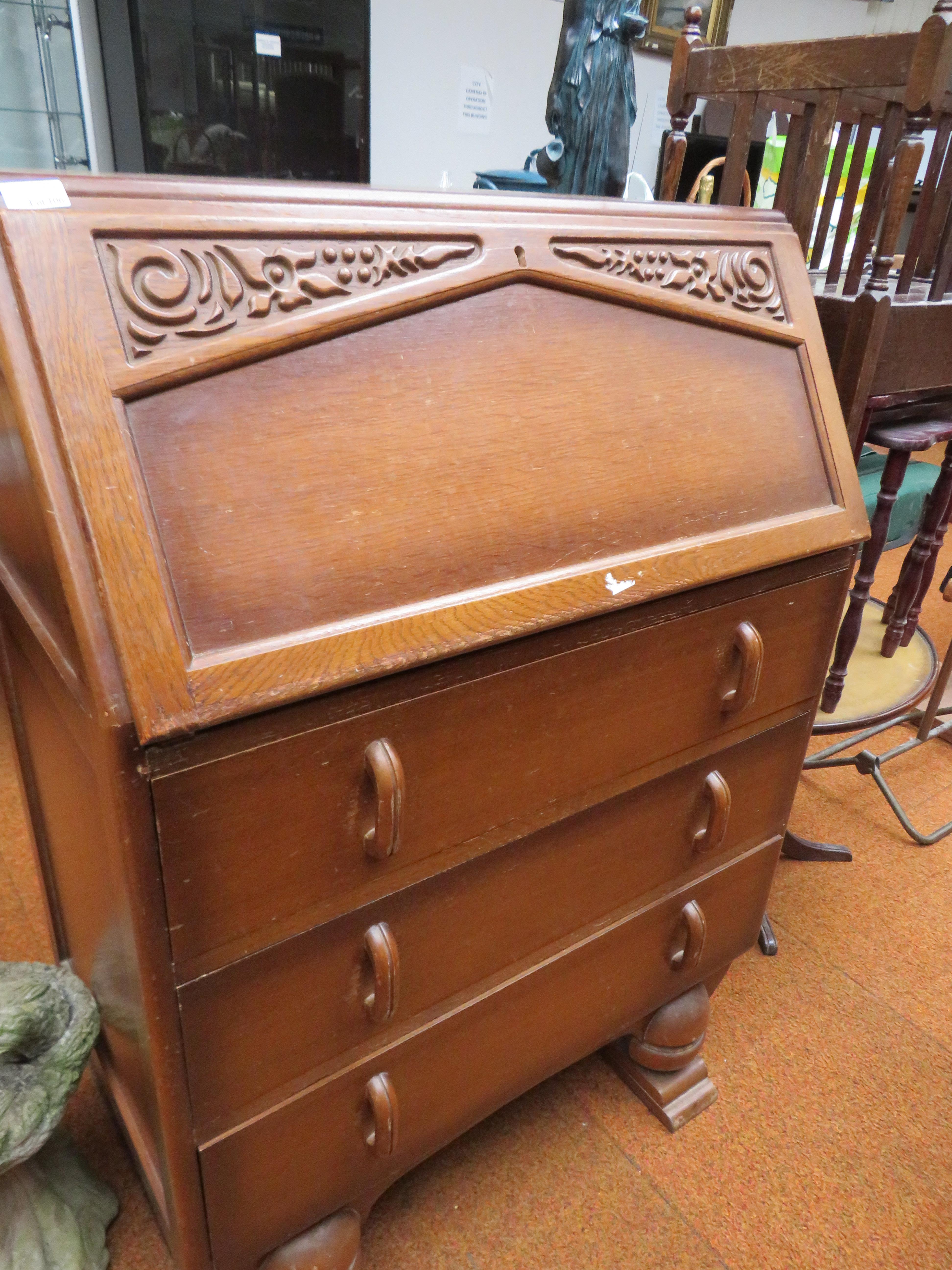 3 Drawer writing bureau