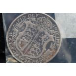 Silver George V half crown 1926