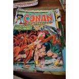 Collection of Marvel Conan comics for the 1970's