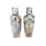 Pair of Royal Doulton vases No 8266 Height 22 cm