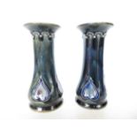 Pair of Royal Doulton vases No 6082 Height 14 cm