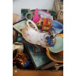 Box of ceramics & others