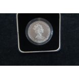 1991 Falkland islands silver proof 2 pound