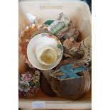 Box of ceramics & others