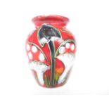 Anita Harris toadstool vase Height 13 cm