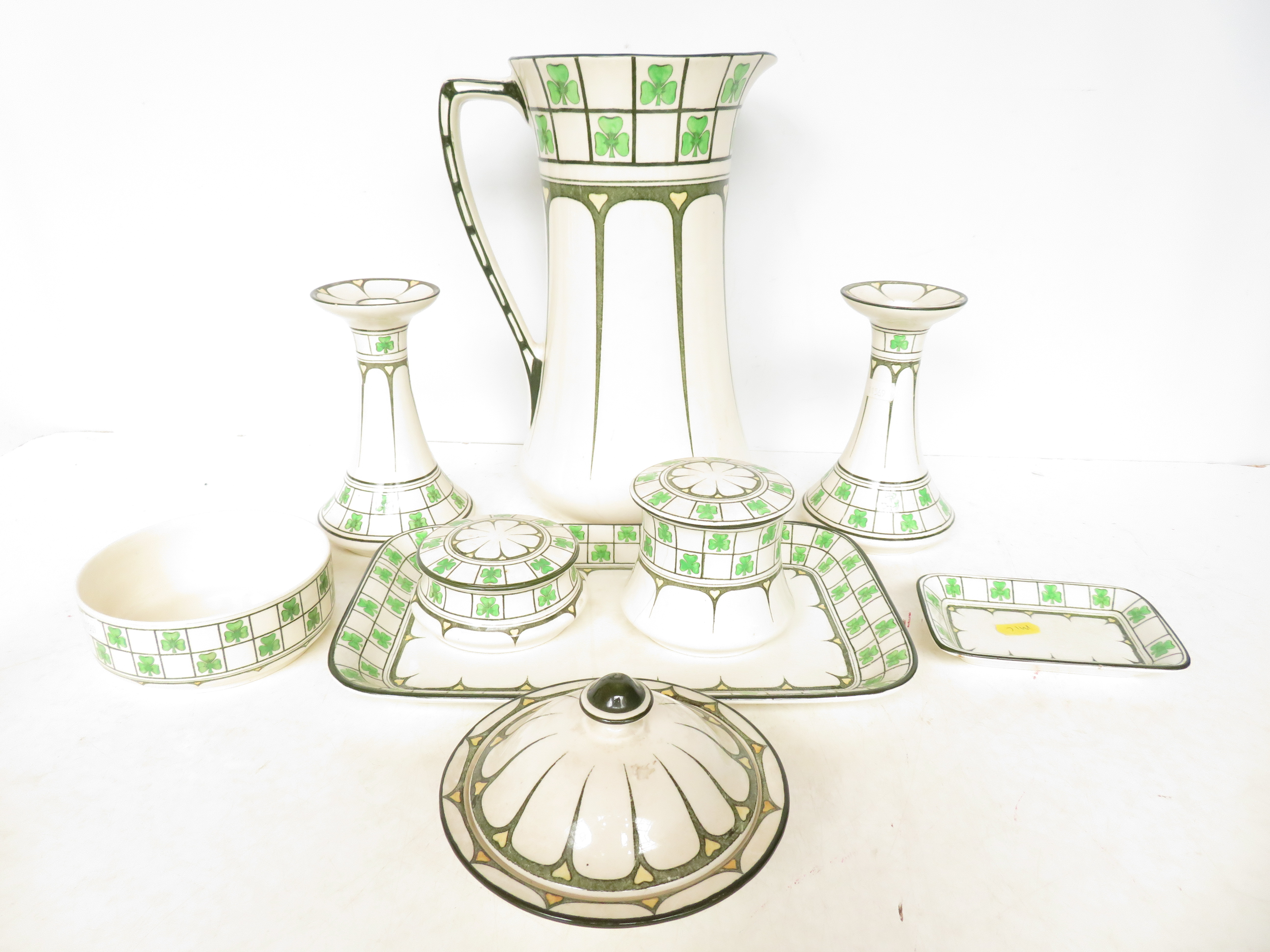 Rare Royal Doulton art Nouveau dressing table set