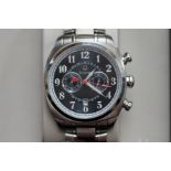 Gents Bulova chronograph wristwatch boxed as new