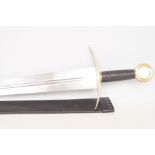 Large sword & sheath Total length 64 cm
