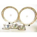 Noritake set ( 2 plates, 3 cups & 4 saucers)