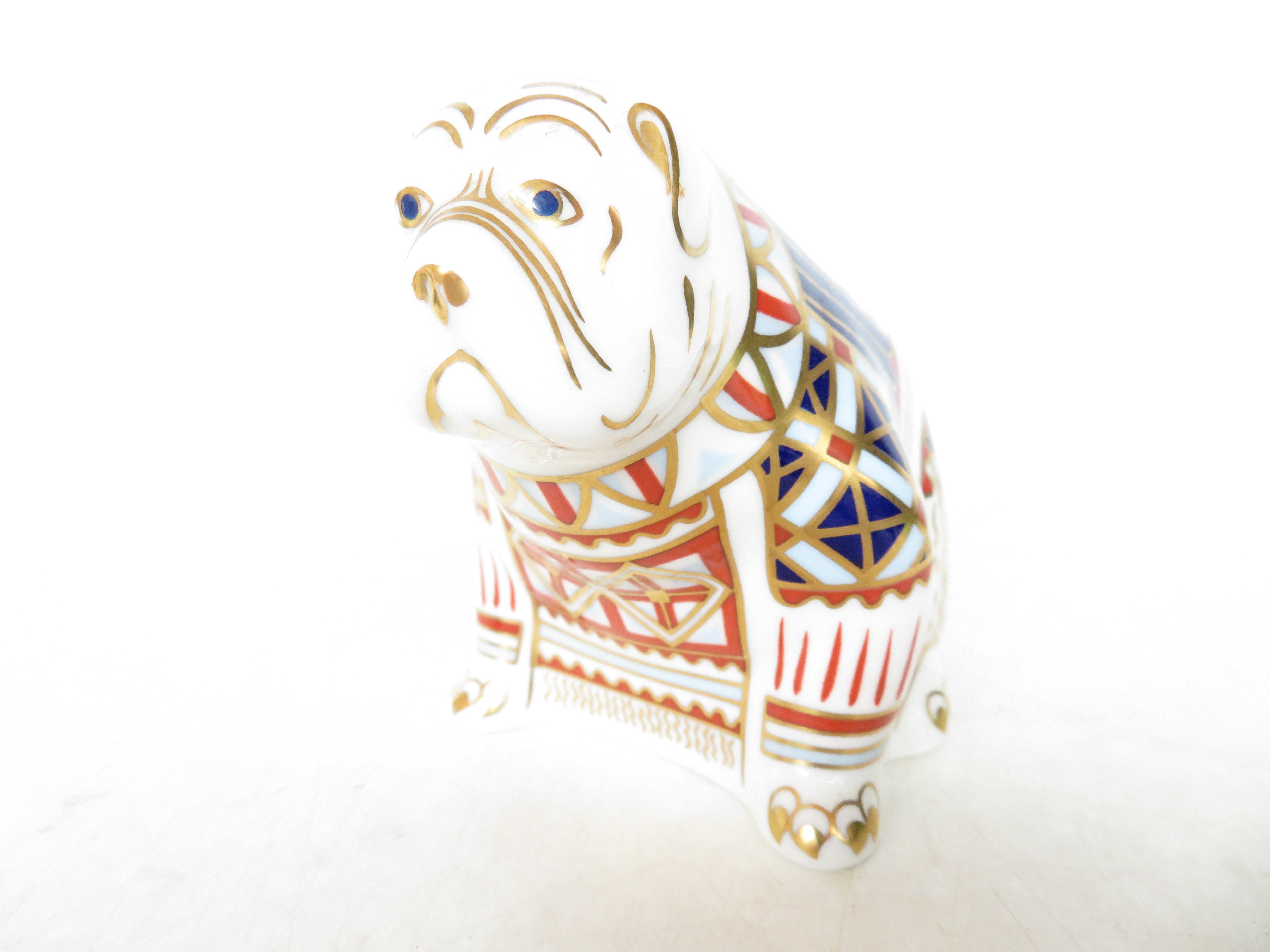 Royal crown derby 'Old English bulldog' with gold