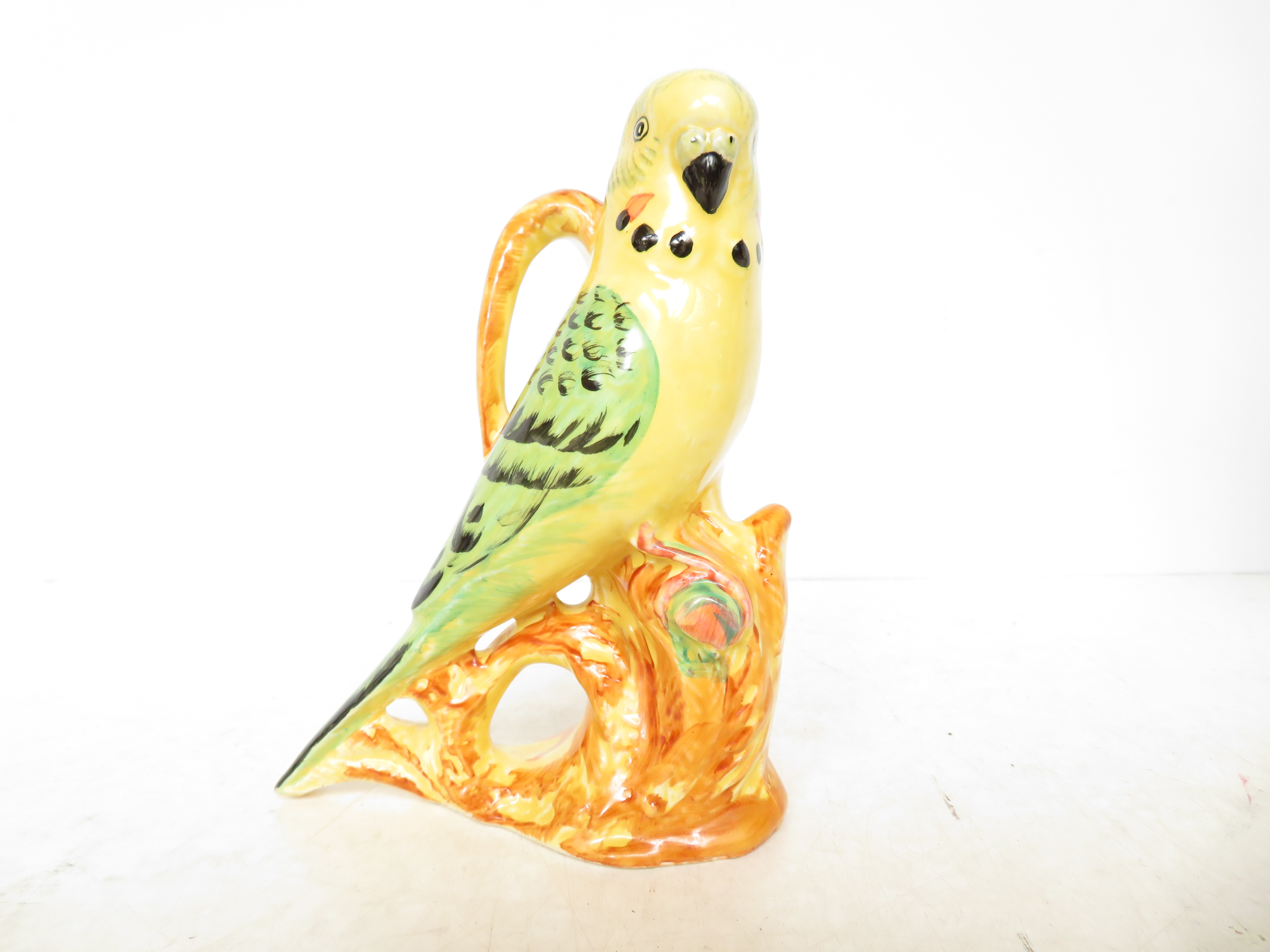 Burleigh ware budgie spill vase Height 15 cm