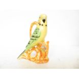 Burleigh ware budgie spill vase Height 15 cm