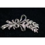 Ola Gorie silver & marcasite brooch