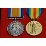 Pair of WWI medals issued to J A Scott No 109294 (