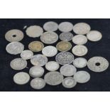 Small box of coins, inc silver content