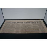 Leather cased daily telegraph ' A day to remember'